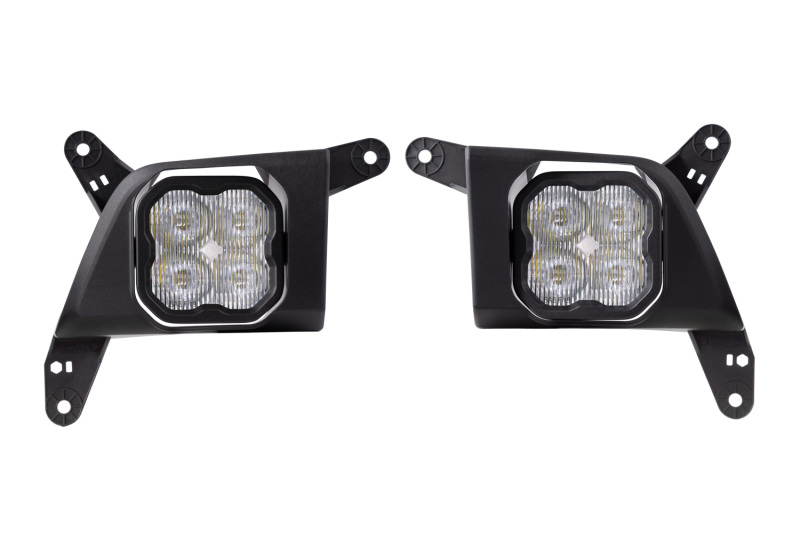 Chevrolet Silverado 2500 HD Fog Light Kit - Diode Dynamics - SS3 LED Dual-Color - Selectable 6000K white and 3000K yellow - `19-`23